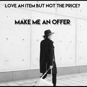 I’m always open to reasonable offers! 🥳🤗